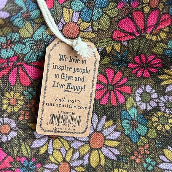 Natural Life Sunny Day Bucket Hat, Ditsy Garden - Picture 5 of 6